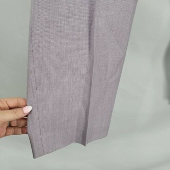 Boss by Hugo Boss Titana6 Purple Trouser Pants Virgin Wool 16 NWT - Picture 6 of 7